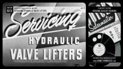 1952 Buick – Servicing Hydraulic Valve Lifters