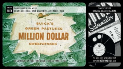 1953 Buick – Buick’s Green Pastures Million Dollar Sweepstakes