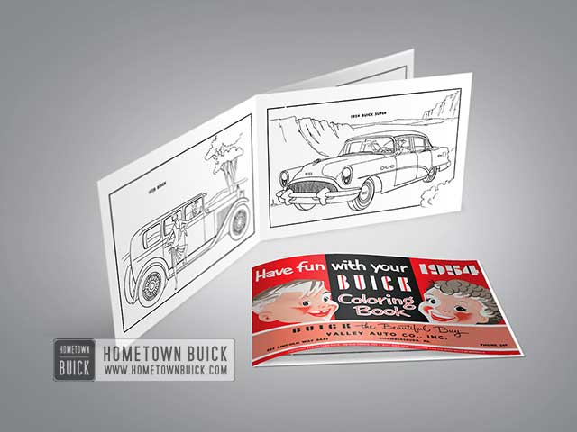 1954 Buick Coloring Book 01