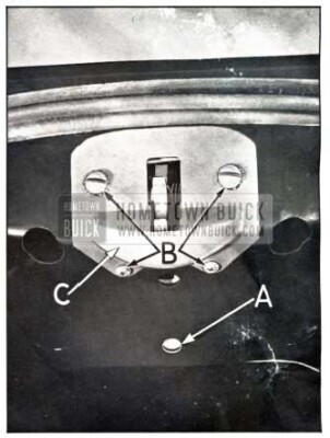 1950 Buick Rear Compartment Lid Lock