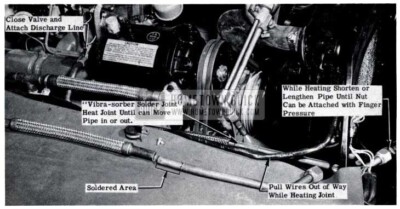 1953 Buick Air Conditioner Assembly in Engine Compartment