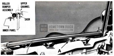 1953 Buick Skylark Window Sash Upper Channel Installation