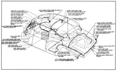 1950 Buick Body Wiring Circuit Diagram-Model 56R-Style 4537