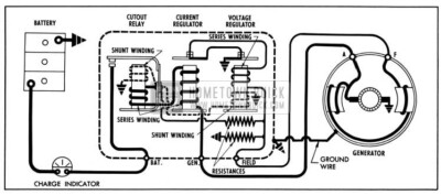 1950 Buick Generator Regulator in Generating Circuit