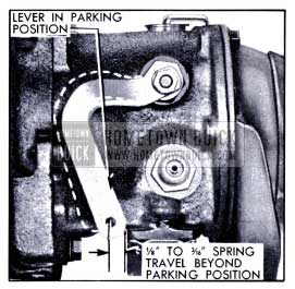 1951 Buick Spring Travel at Shift Lever