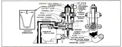 1951 Buick Stromberg Accelerator Vacuum Switch-Engine Not Running
