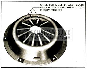 1952 Buick Points to Check Contact of Clutch Spring with Cover