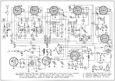 1954 Buick Selectronic Radio Wiring Circuit