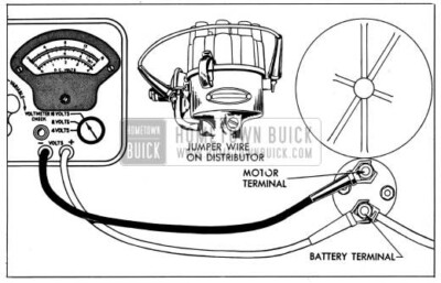 1954 Buick Solenoid Switch Contact Test Connections