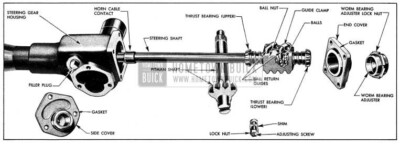 1954 Buick Steering Gear Disassembled