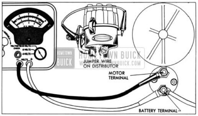 1955 Buick Solenoid Switch Contact Test Connections