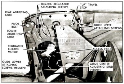 1957 Buick Rear Quarter Window Installation and Removal Procedure