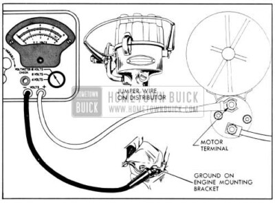 1956 Buick Cranking Voltage Test Connections