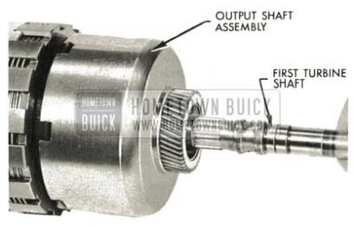 1959 Buick Triple Turbine Transmission - Assembly of First Turbine Shaft