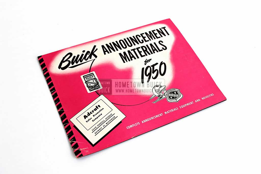 1950 Buick Announcement Material Brochure 01